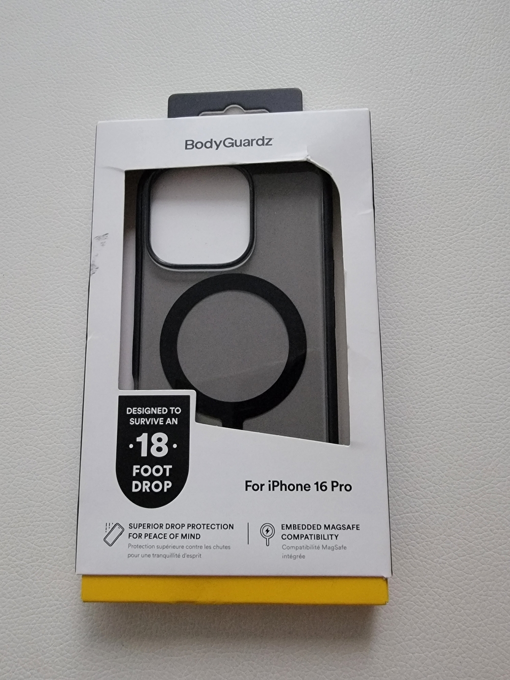 BodyGuardz MagSafe-Compatible iPhone 16 Pro Case in Black
